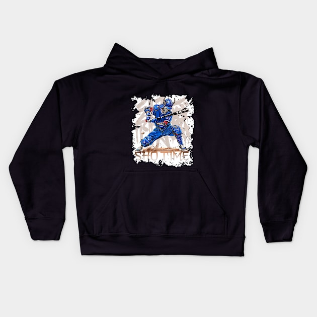 Shohei Ohtani - ShoTime - Los Angeles Dodgers Samurai 03 Kids Hoodie by hulusinationz